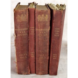 The Franco-German War, 1870-1871. From the Outbreak of Hostilities of the Battle of Gravelotte (Volume 1, Parts I & II, and two map volumes)